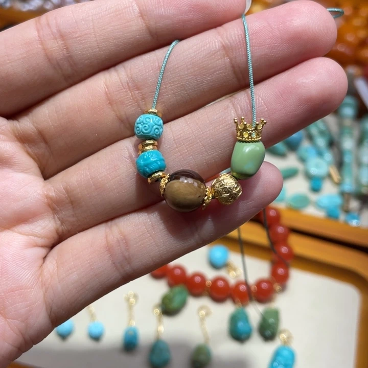 绿松石单珠未镶嵌