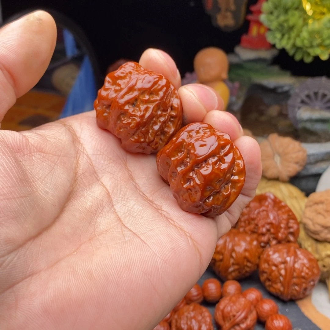 面***具把件文玩核桃蛤蟆福利