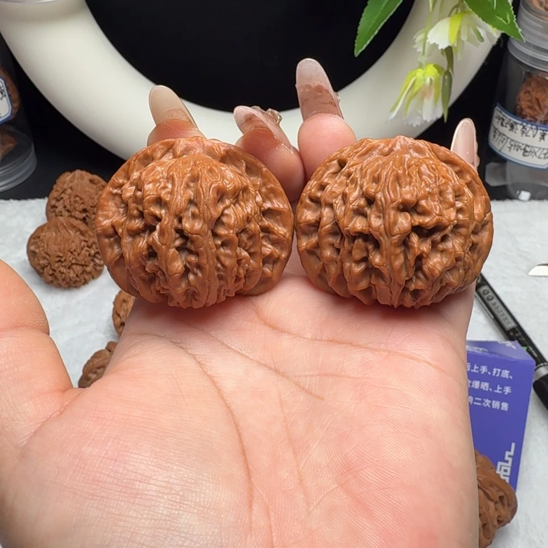 文玩核桃把件南瓜楼46不议价