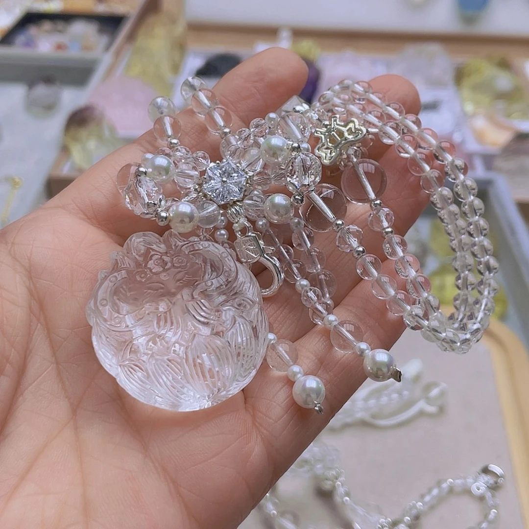 未镶嵌吊坠(不含链)水晶?**幸