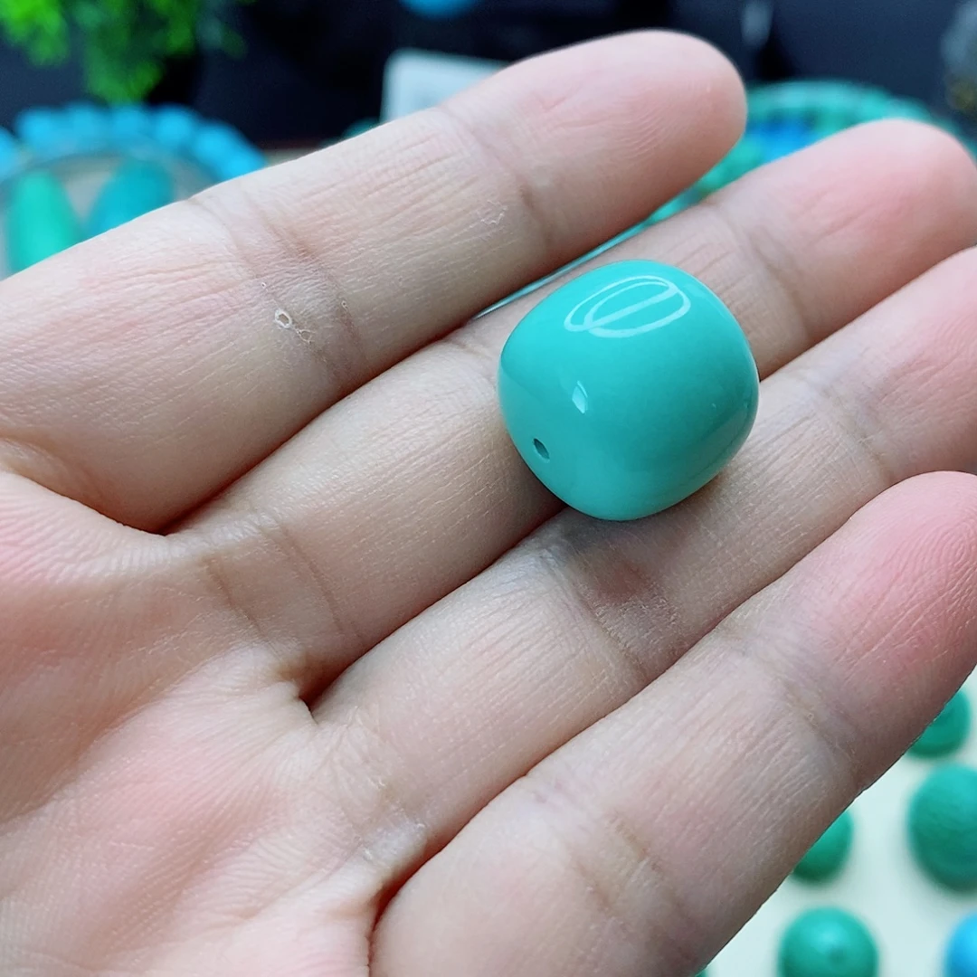 卡16mm果冻料绿色一颗