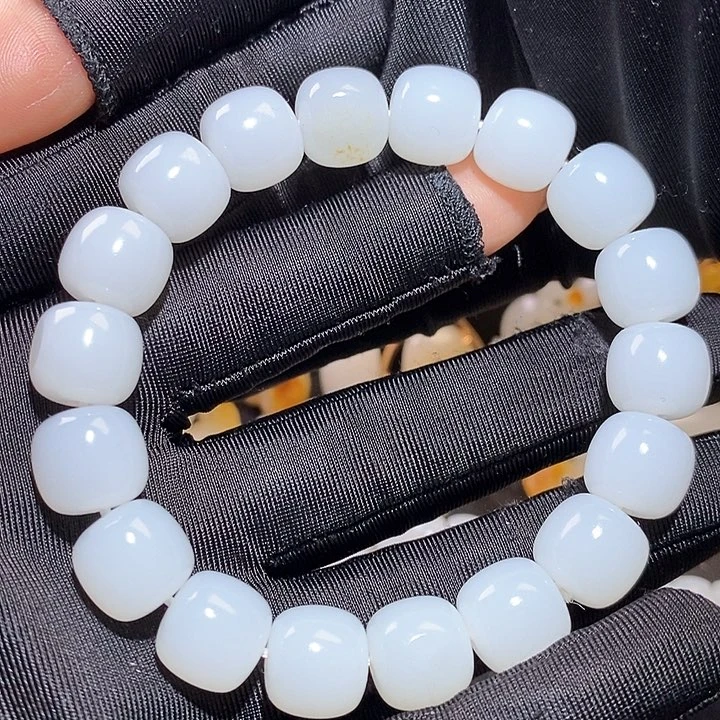 和田玉套链未镶嵌大**简