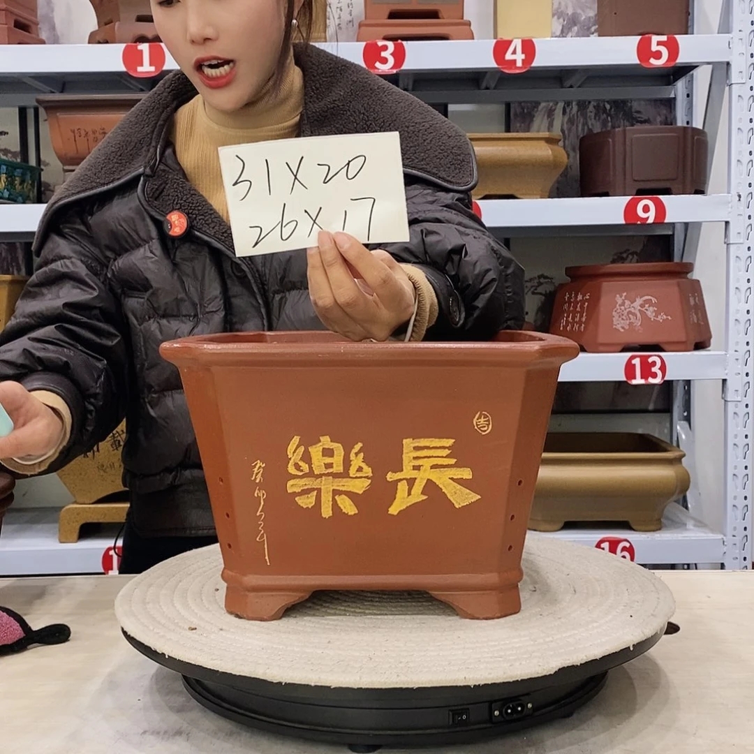 紫砂花盆紫砂花盆