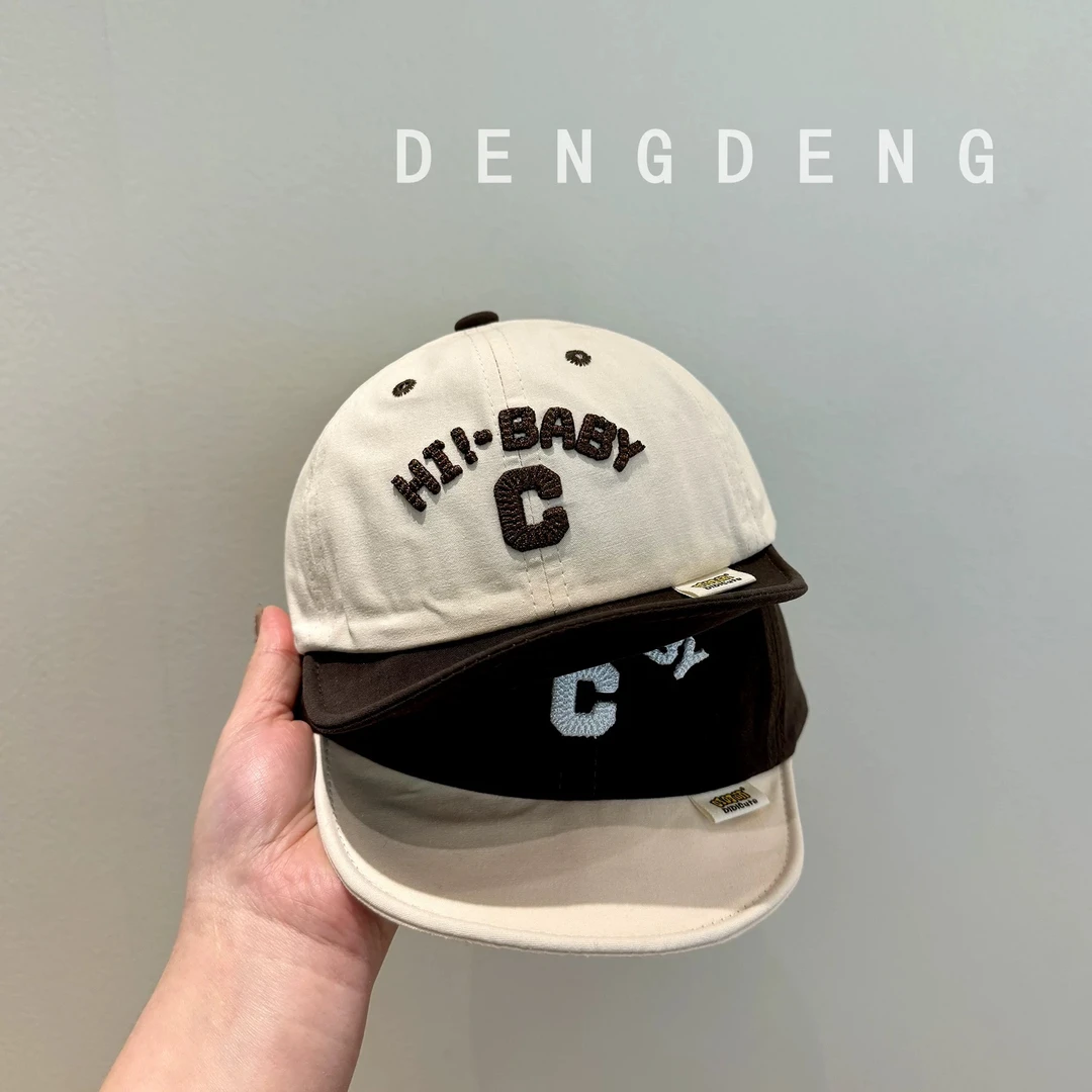 婴儿帽子春秋季薄款软檐鸭舌帽幼儿宝宝遮阳帽男童女童防晒帽儿童