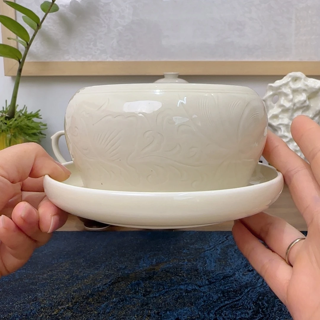 瑕疵小花盆 手工 底部窑裂