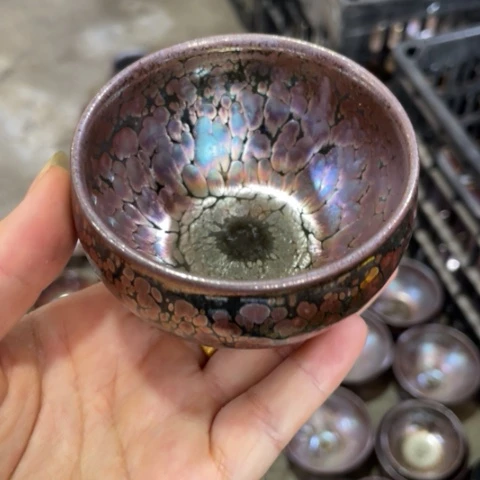 茶盏建阳建盏微瑕将军