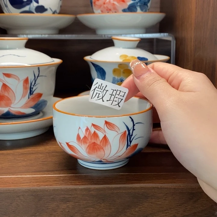 釉下老陶泥手工绘制