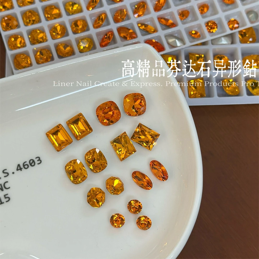 BL6589高精品芬达石异形钻尖底圆钻八边钻(满28元包邮)美甲饰品