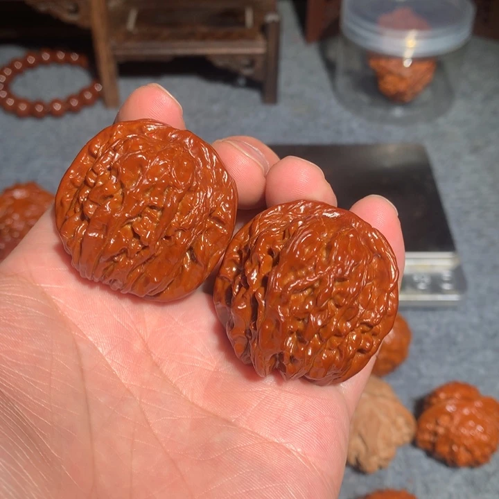 文玩核桃把件夜*四座楼40.17