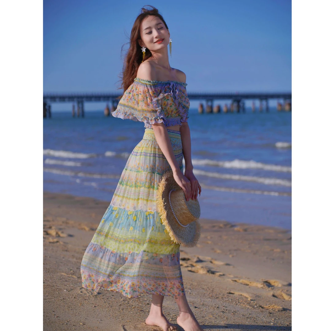 CCHUN希椿40922341波西米亚民族半裙