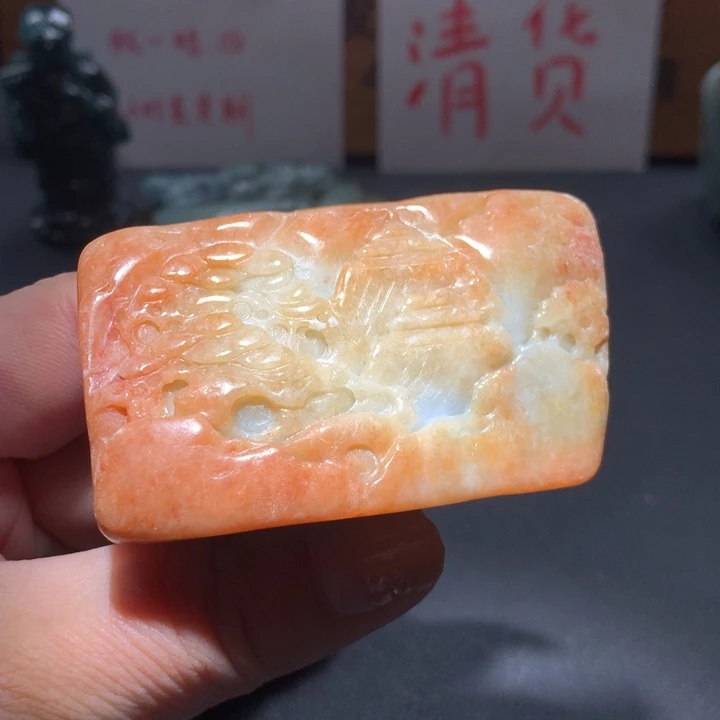 翡翠未镶嵌颈饰保真天然A货翡翠