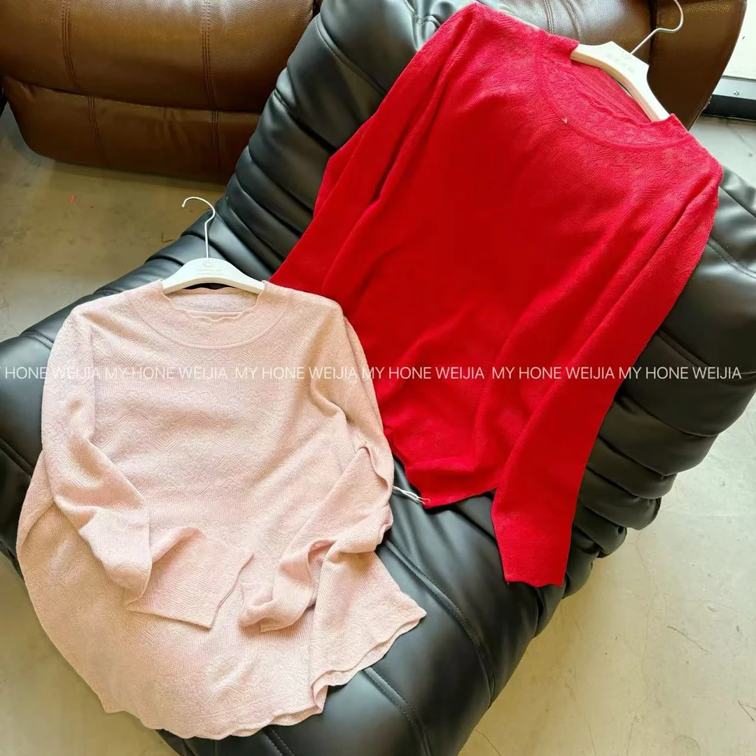 【WJ】 秋冬款 崔 601 两色 针织上衣（均码）