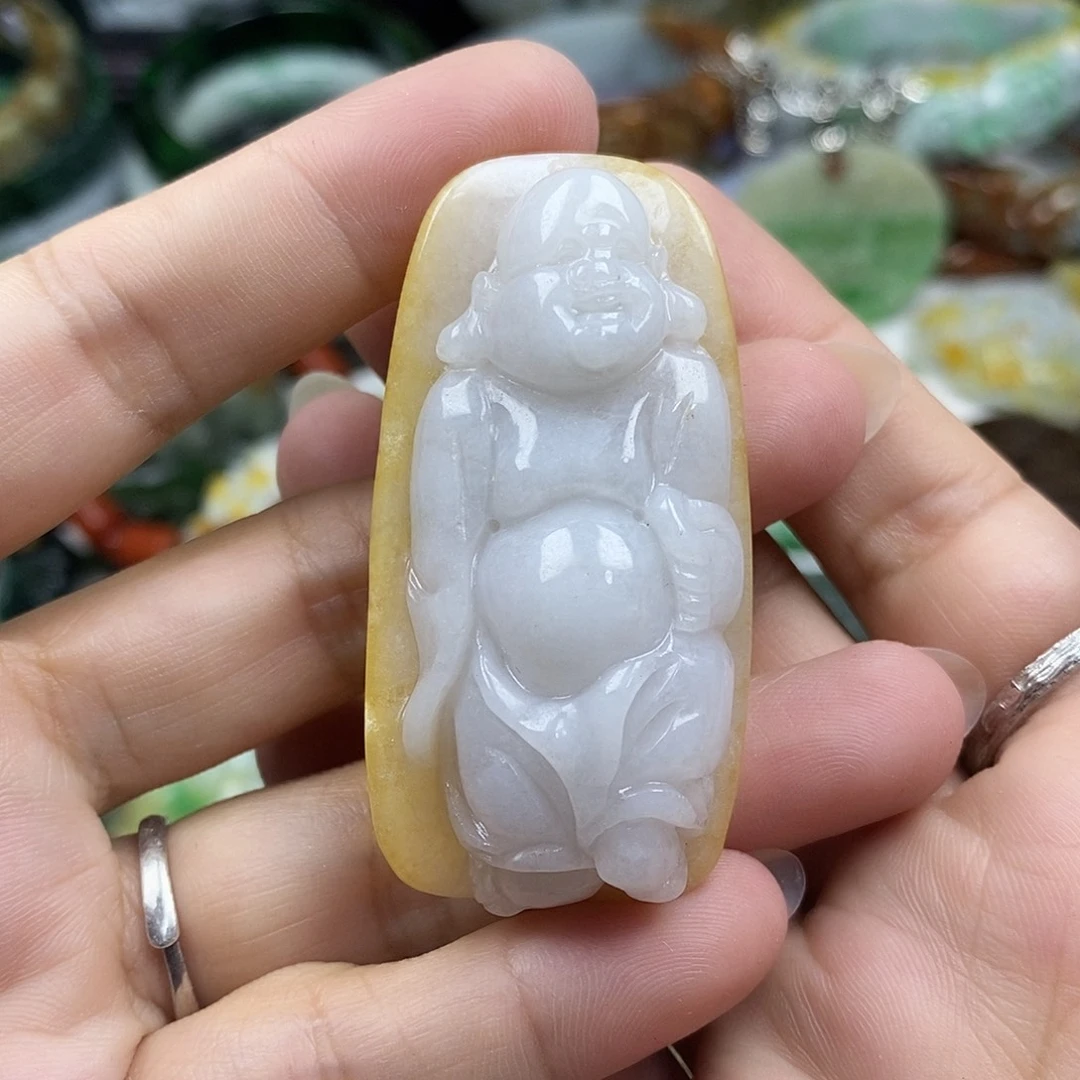 颈饰未镶嵌翡翠紫**雨牌子