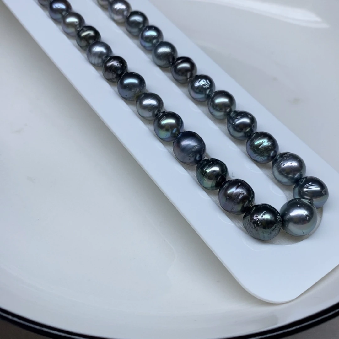 未镶嵌海水珍珠颈饰9-11