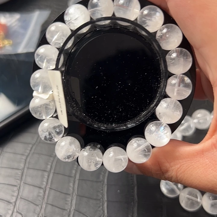 未镶嵌手链水晶白幽灵