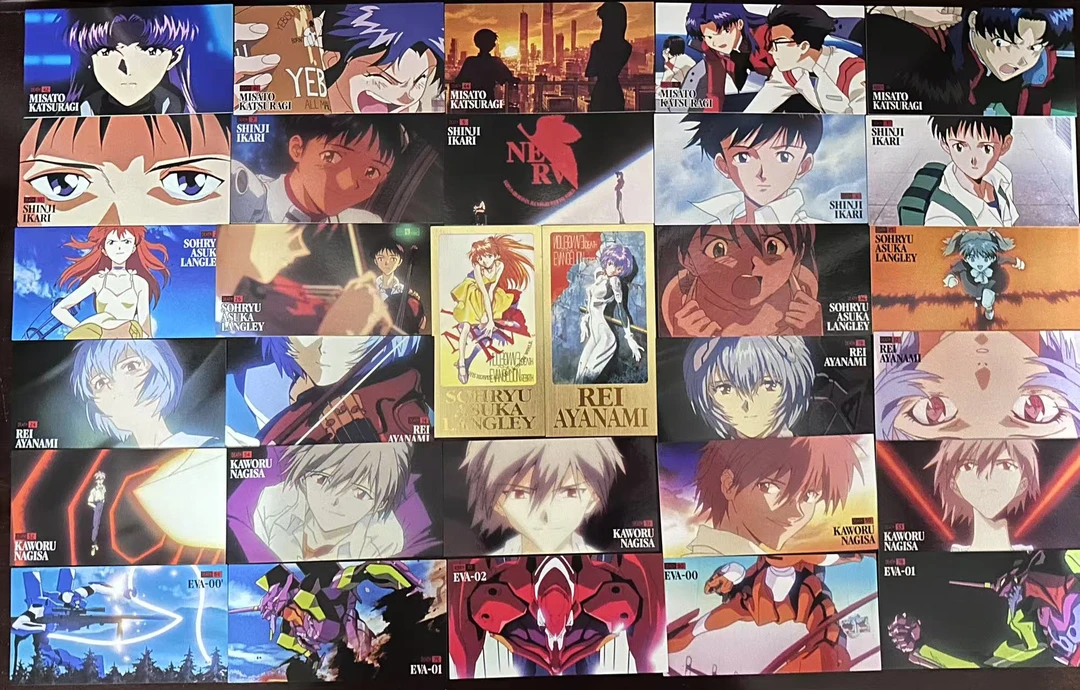 （盲盒代拆）EVA 新世纪福音战士 1997长条中古收藏卡
