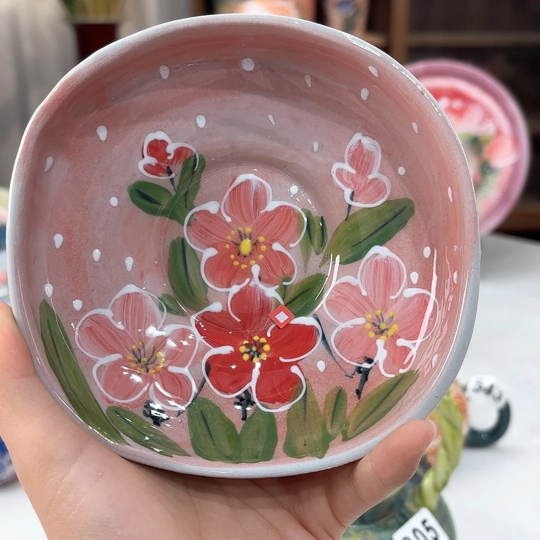 景德镇手绘高温釉下彩陶瓷茶具