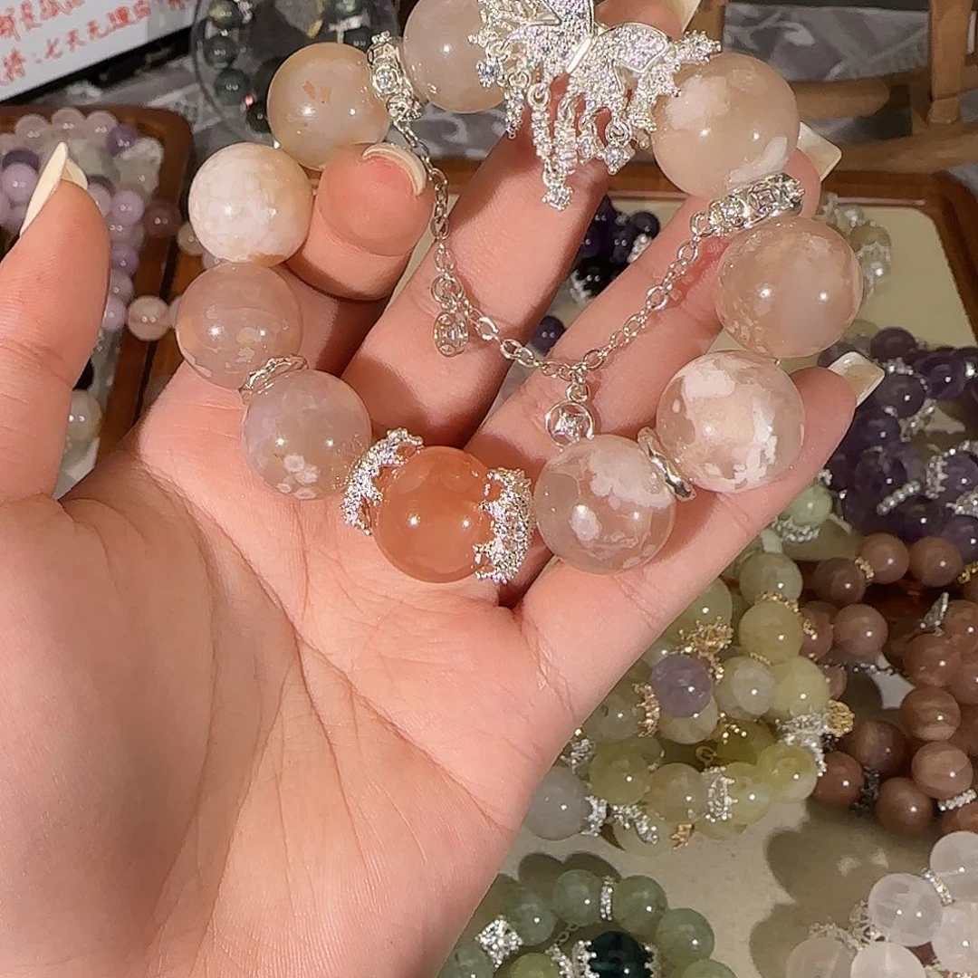 烟晶手链未镶嵌哈哈