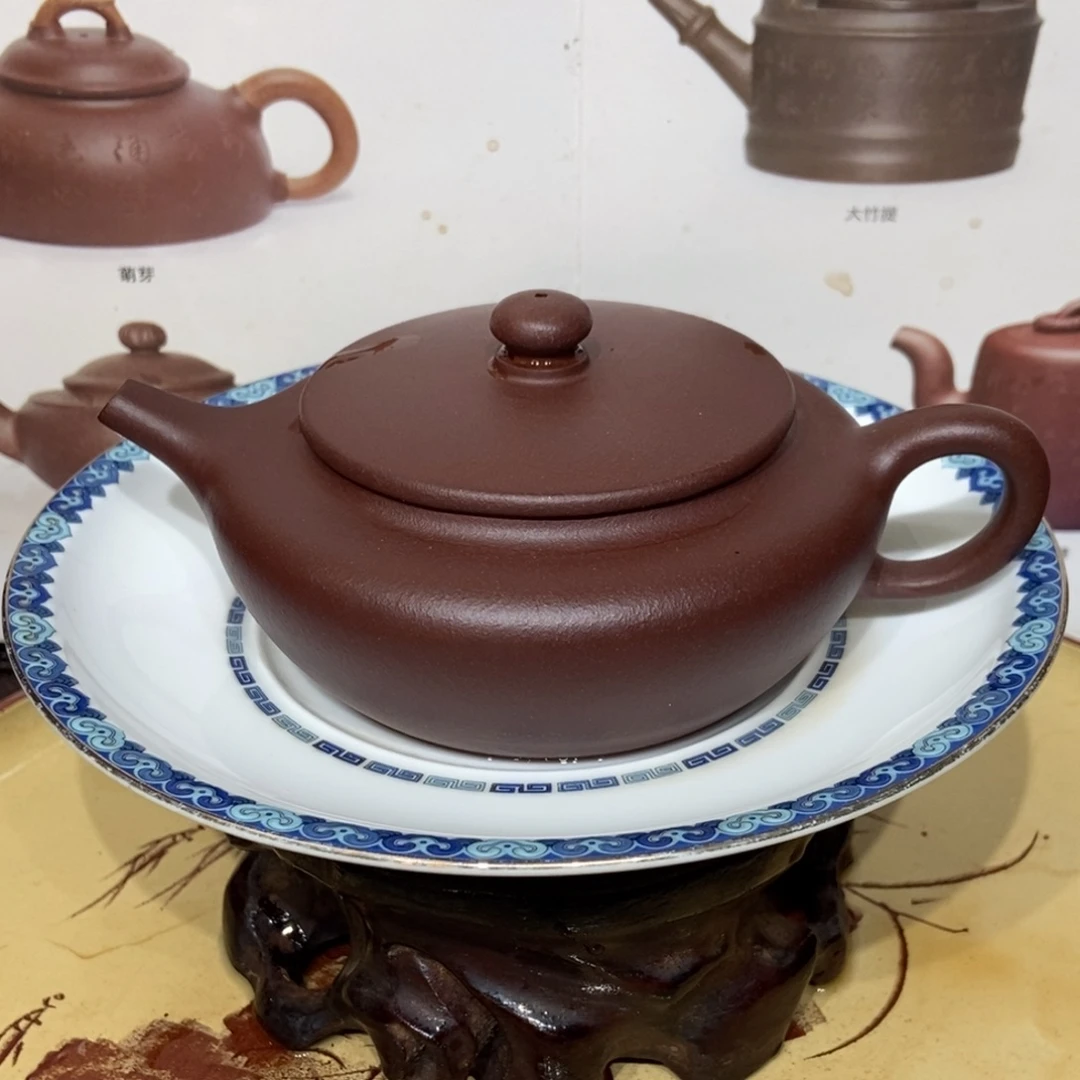 茶壶紫砂家藏中槽清老母亲制作容量150