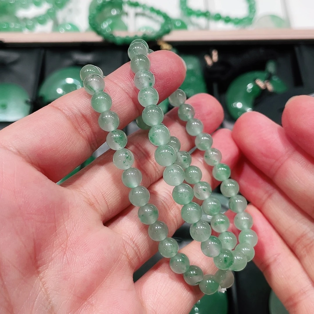 未镶嵌手链石英质玉（非洲翠）
