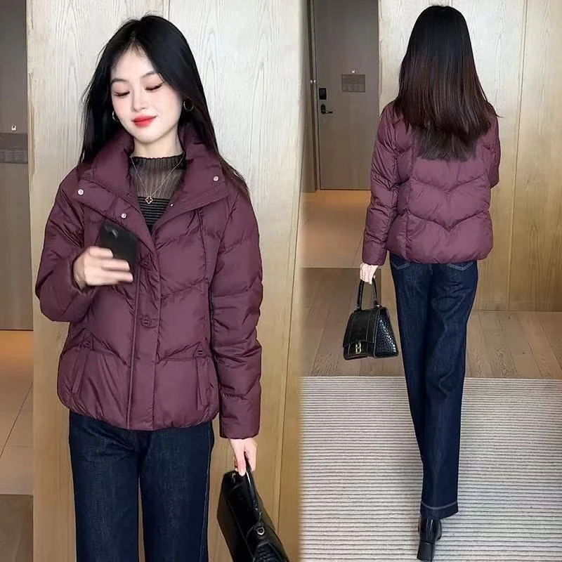 短款棉服女2025新款时尚冬季洋气棉衣显瘦加厚保暖休闲小棉袄