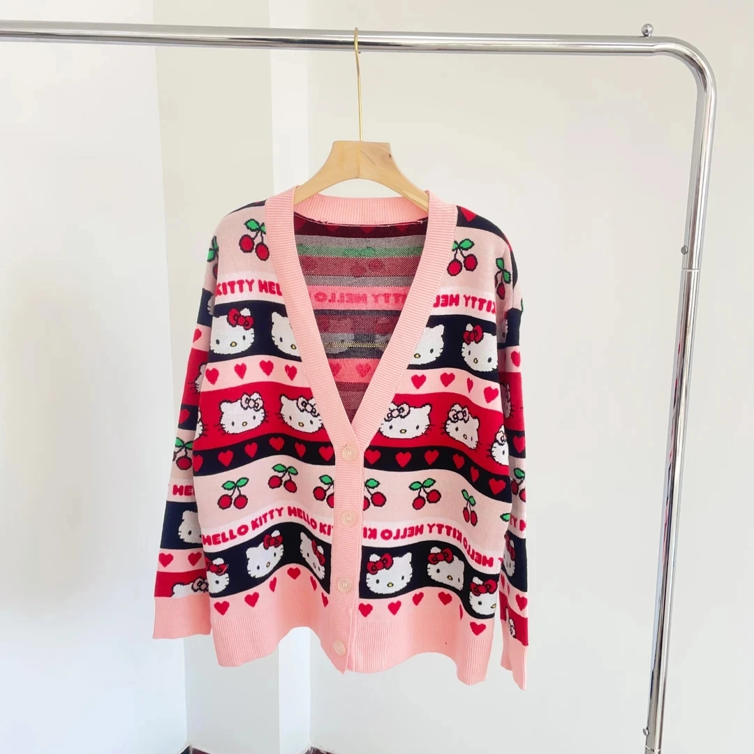 Z-10 彩色Kt猫糯软亲肤V领休闲开衫毛衣