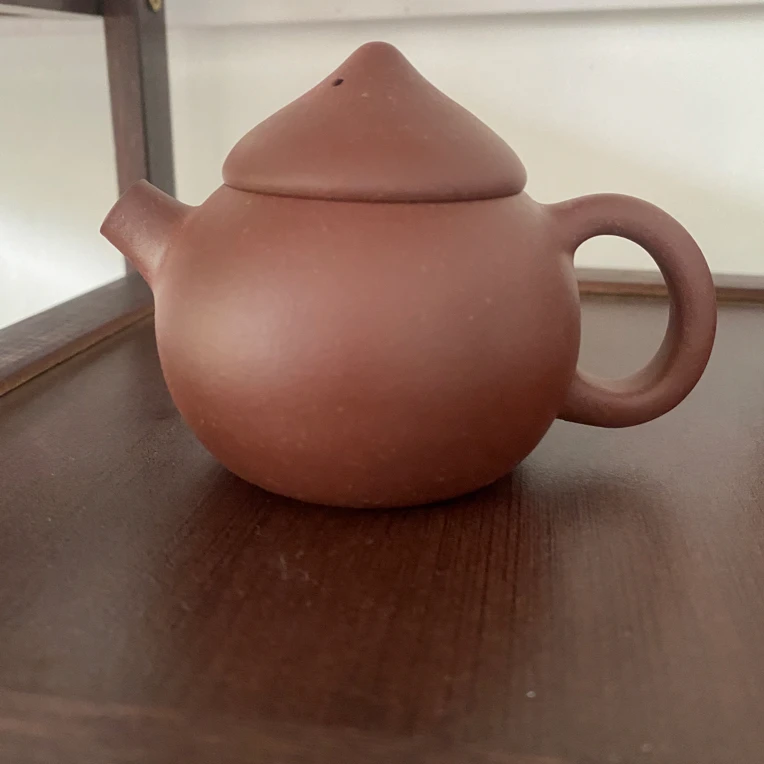 宜兴原矿紫砂紫泥全手工粮仓紫砂壶