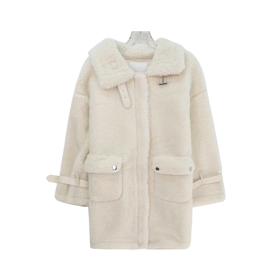 高级感韩版气质宽松学院风设计感外套S5513