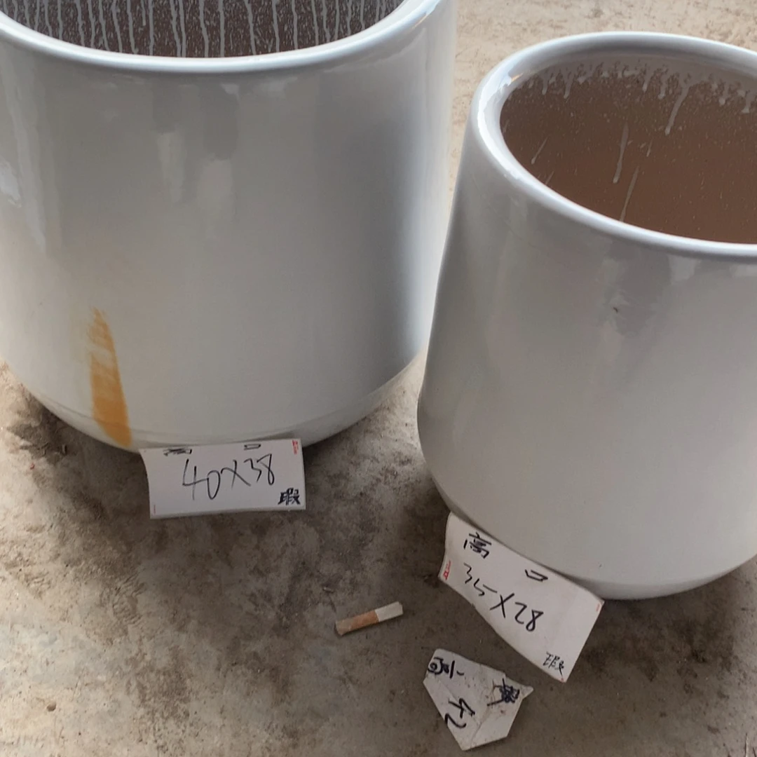 瑕疵高温陶瓷花盆