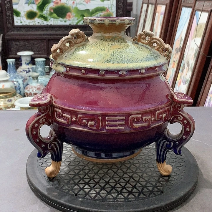 陶摆件博古架陶瓷摆件