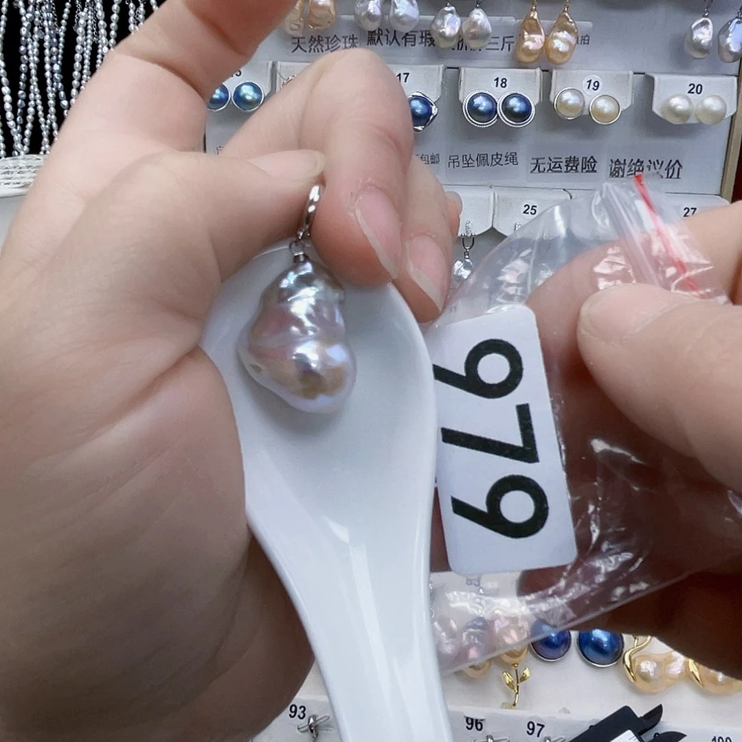 淡水珍珠颈饰银S925镶嵌