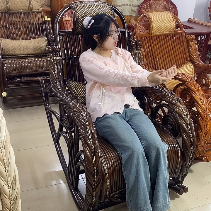 姚***姐藤滕王阁大号摇椅