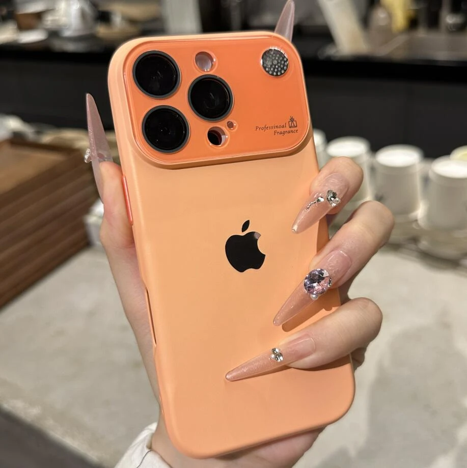 新款高级秒变17大视窗适用iPhone16手机壳14苹果15promax香氛13女