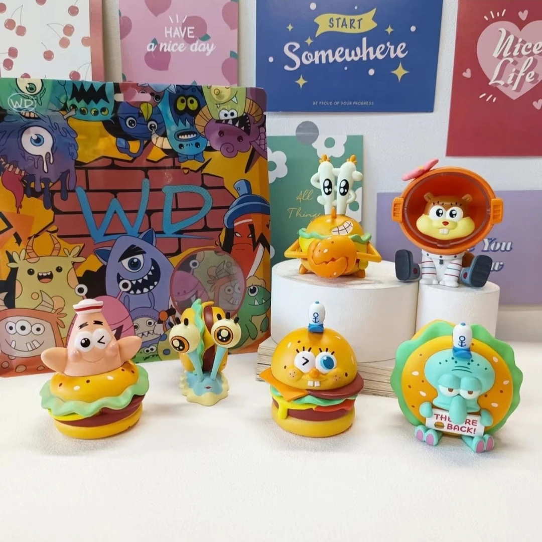 海绵宝宝系列盲盒 直播间拆盒