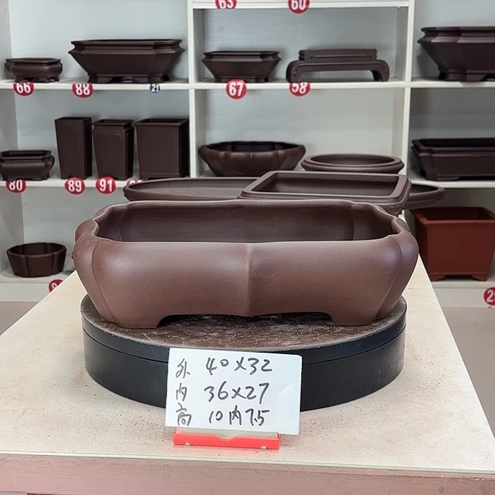 花盆紫砂菱形长大