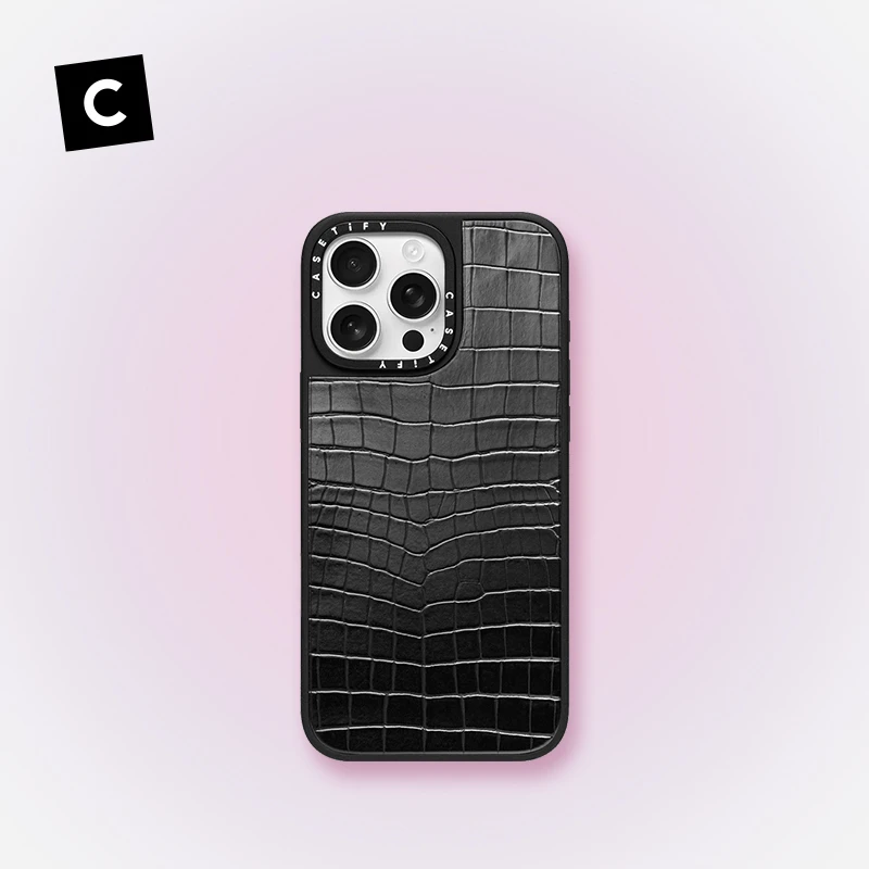 CASETiFY 鳄鱼纹 艺术家系列 适用于iPhone16/15 Pro Max 手机壳