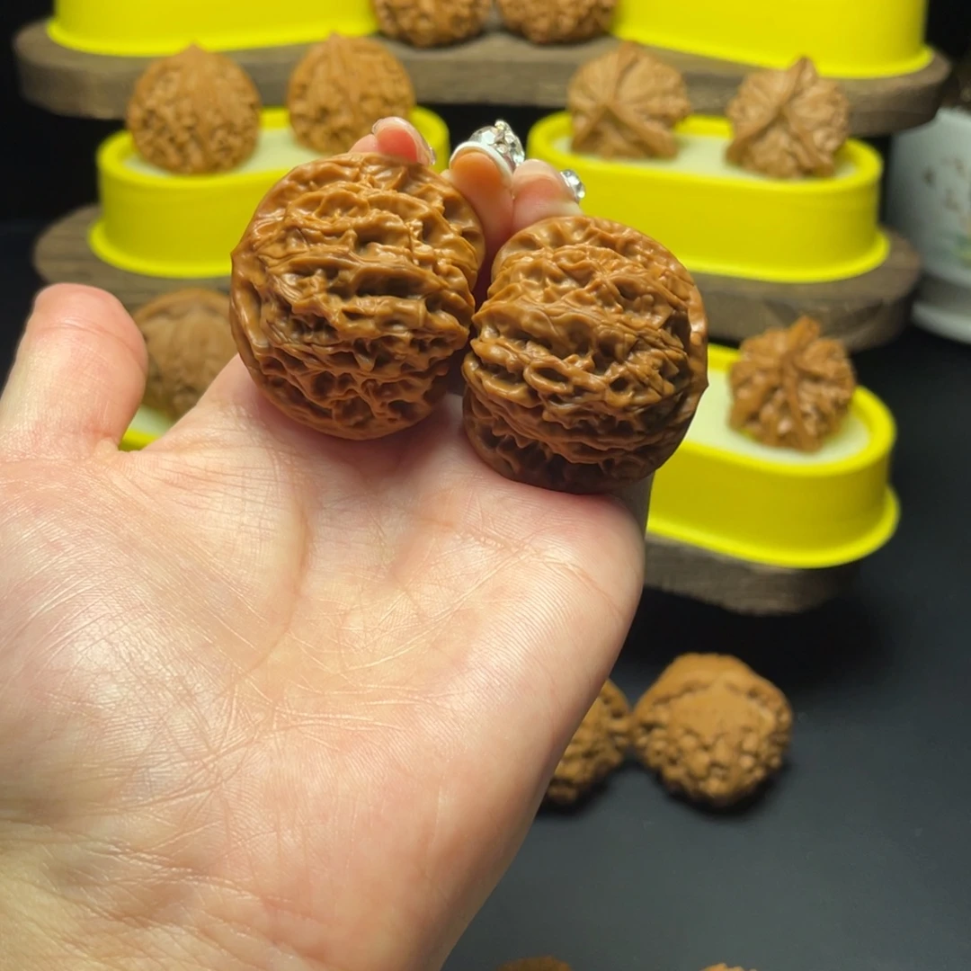 把件文玩核桃40公子帽微修