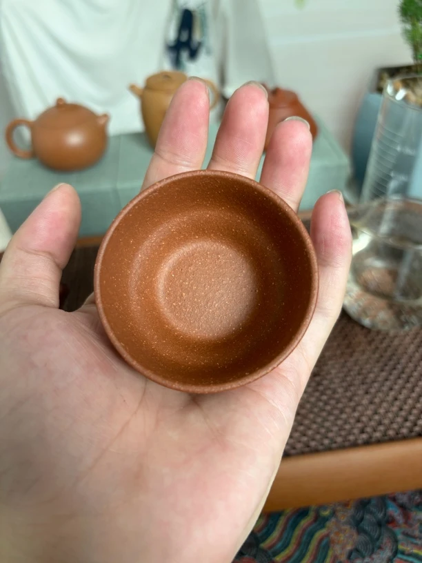 原矿紫泥小茶杯客人杯