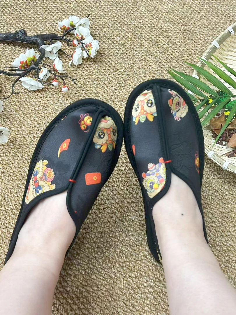 【福狮—两片单鞋】布鞋中国风夏季千层底布鞋民族风老北京布鞋复古