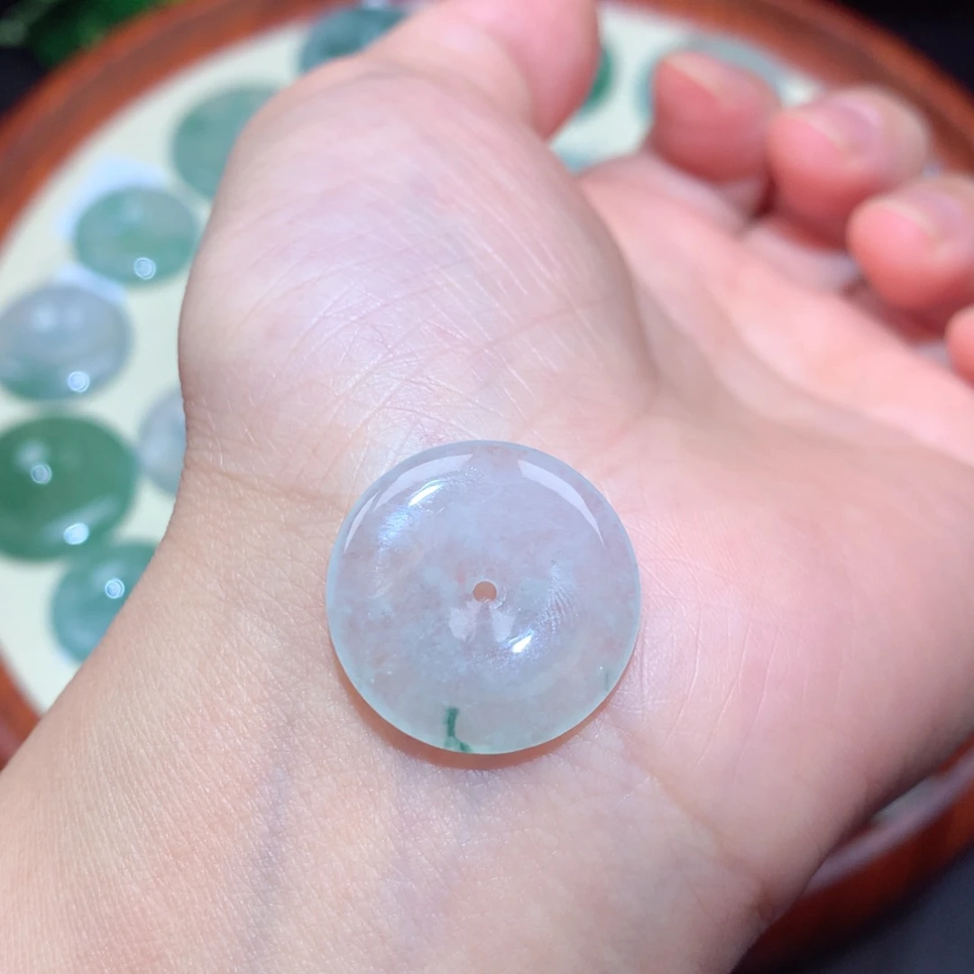 翡翠未镶嵌颈饰翡翠吊坠 14