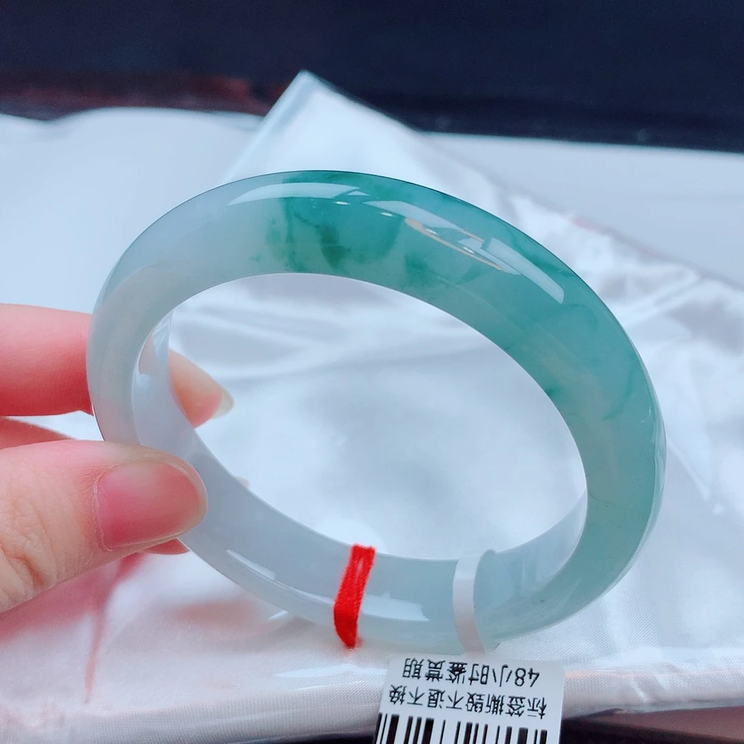翡翠未镶嵌手镯缅甸天然翡翠A货手镯