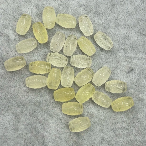 黄水晶回纹吊坠5065
