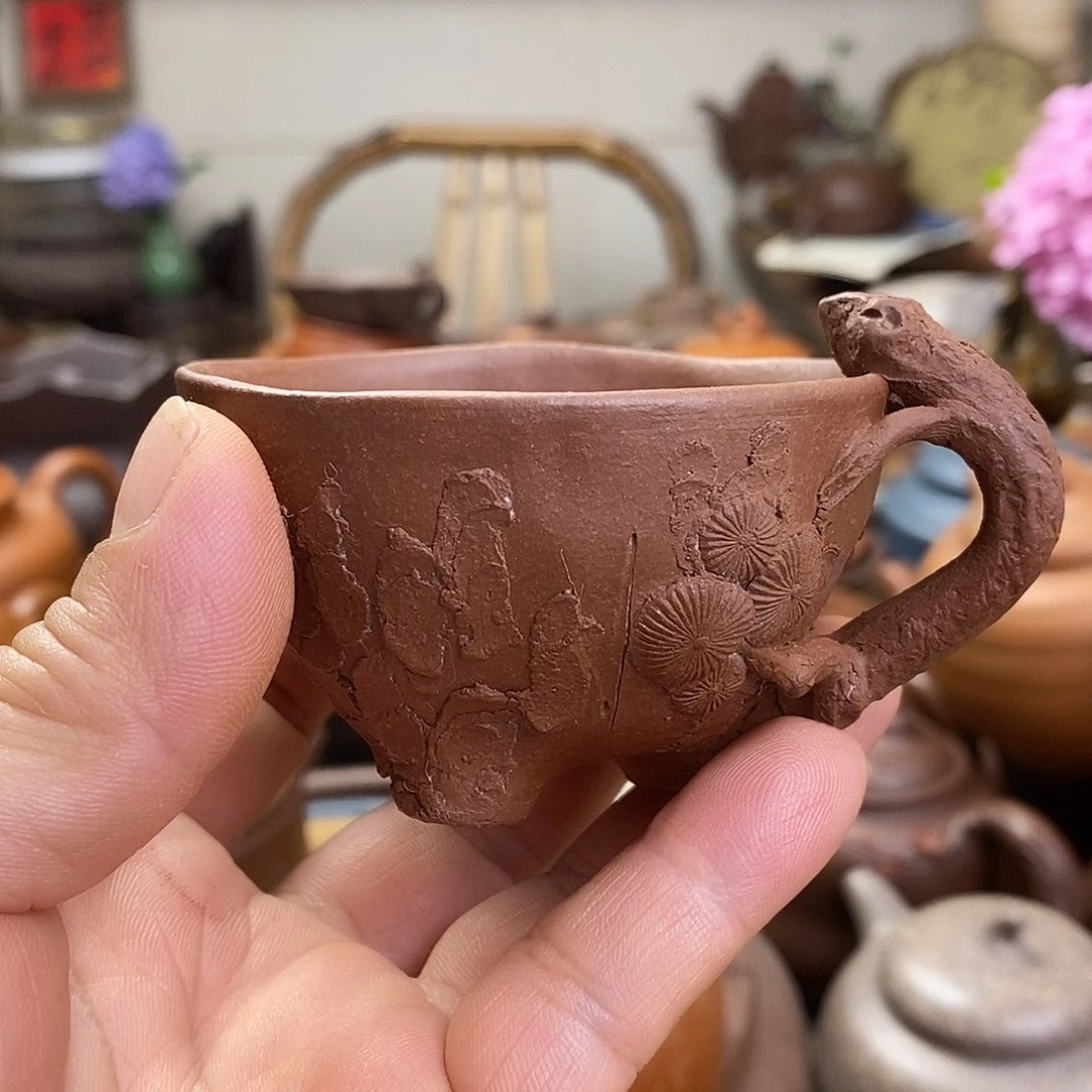 茶壶底槽青原矿紫砂