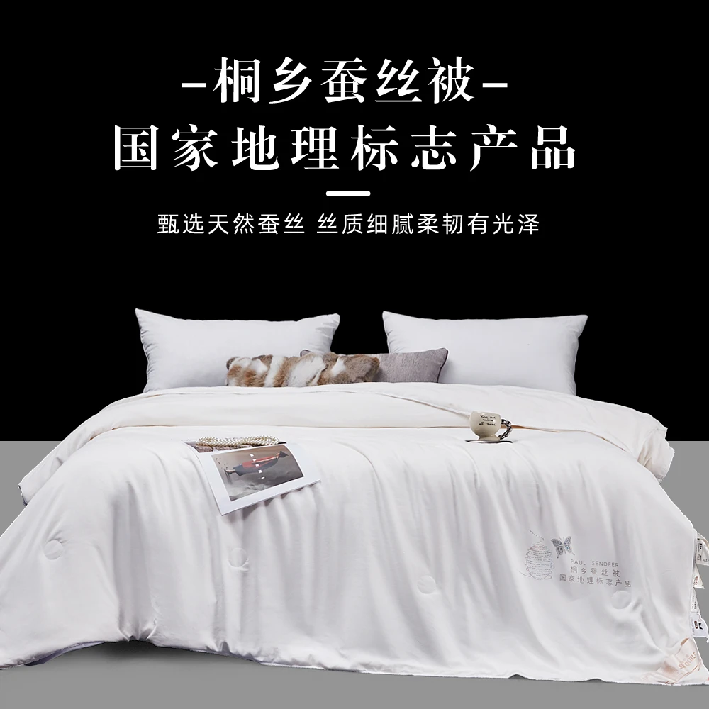 【100%纯蚕丝被】夏被纯蚕丝被超软凉感甄选高档 送包装