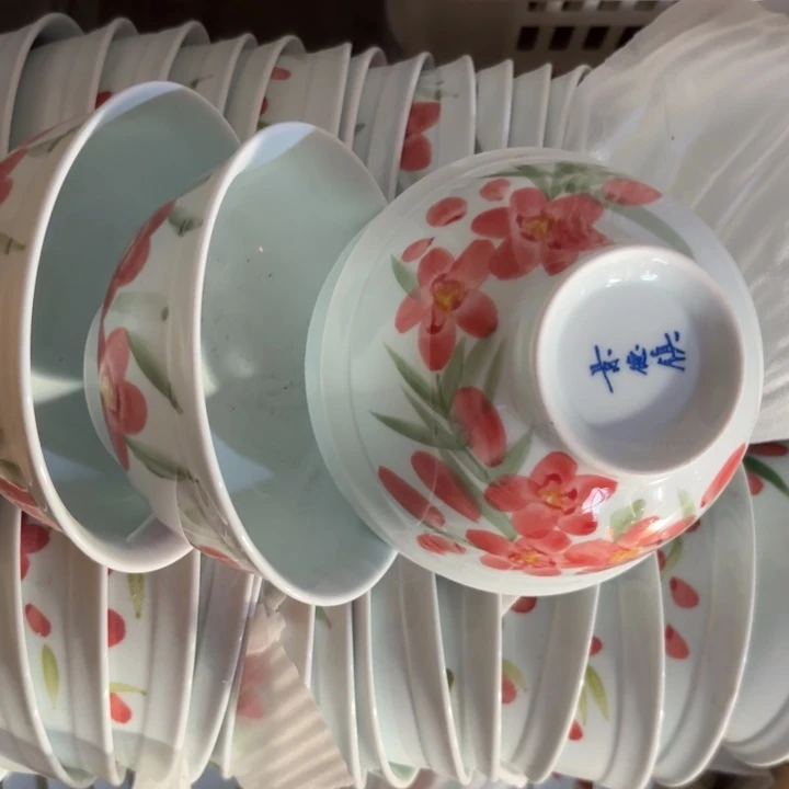 p***）青瓷米饭碗二十个微瑕