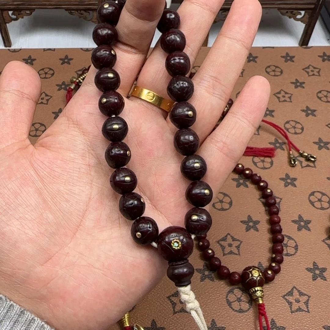 凤眼菩提吊坠凤眼金钉手持12+