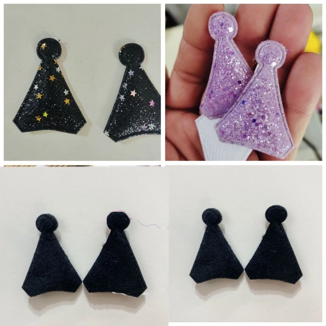 小库洛米耳朵毛绒应援耳朵装饰亮片可DIY创意发饰