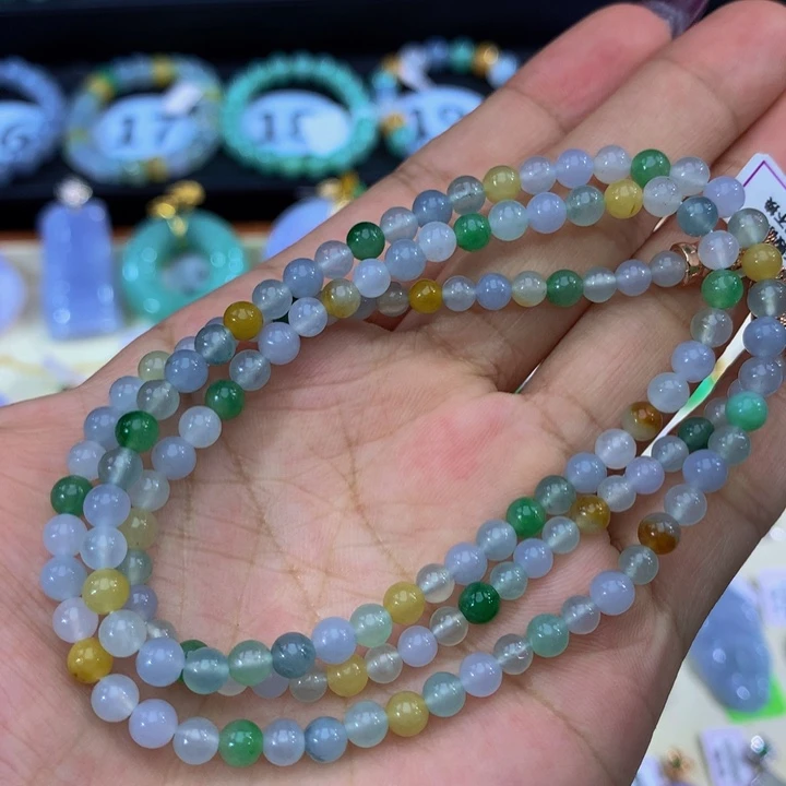 未镶嵌手串翡翠翡翠4+