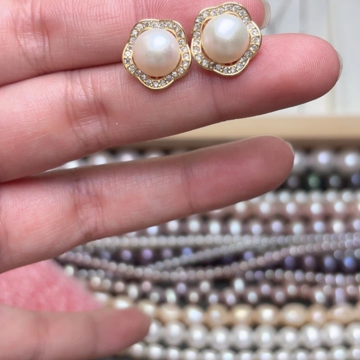 耳饰淡水珍珠未镶嵌