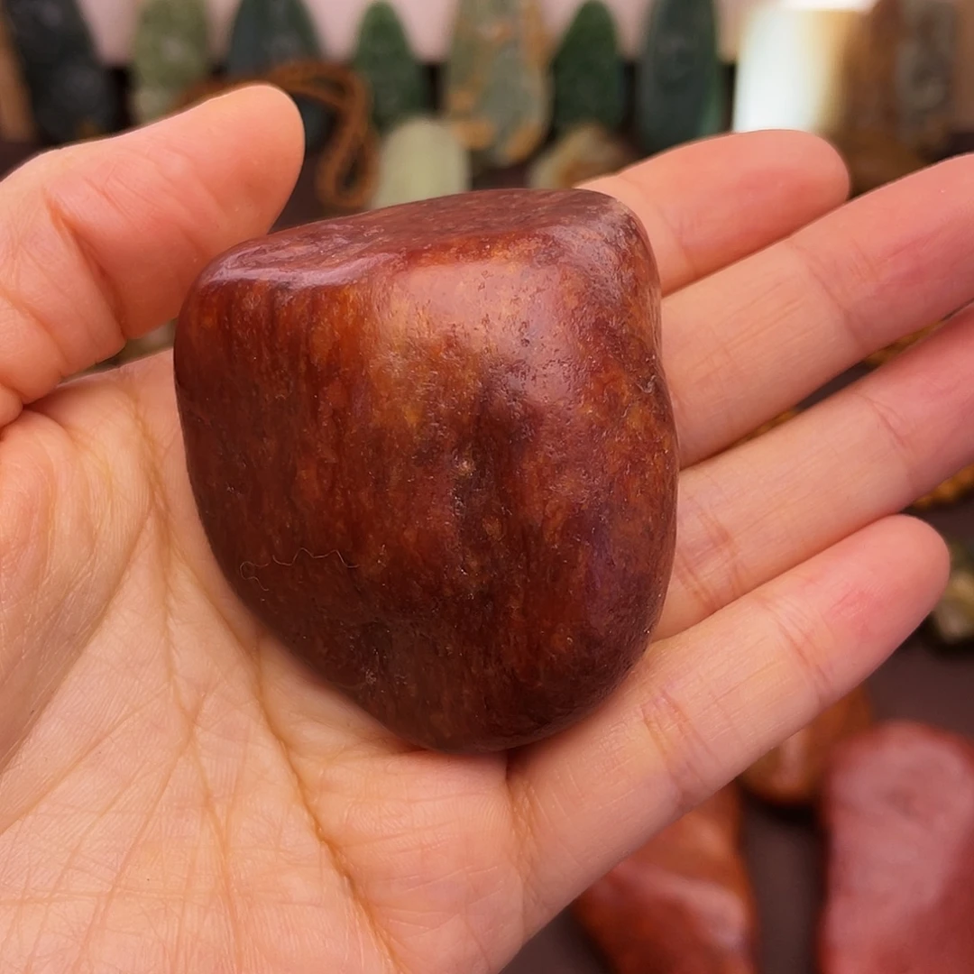 岫岩河磨玉（透闪石质玉）未镶嵌颈饰